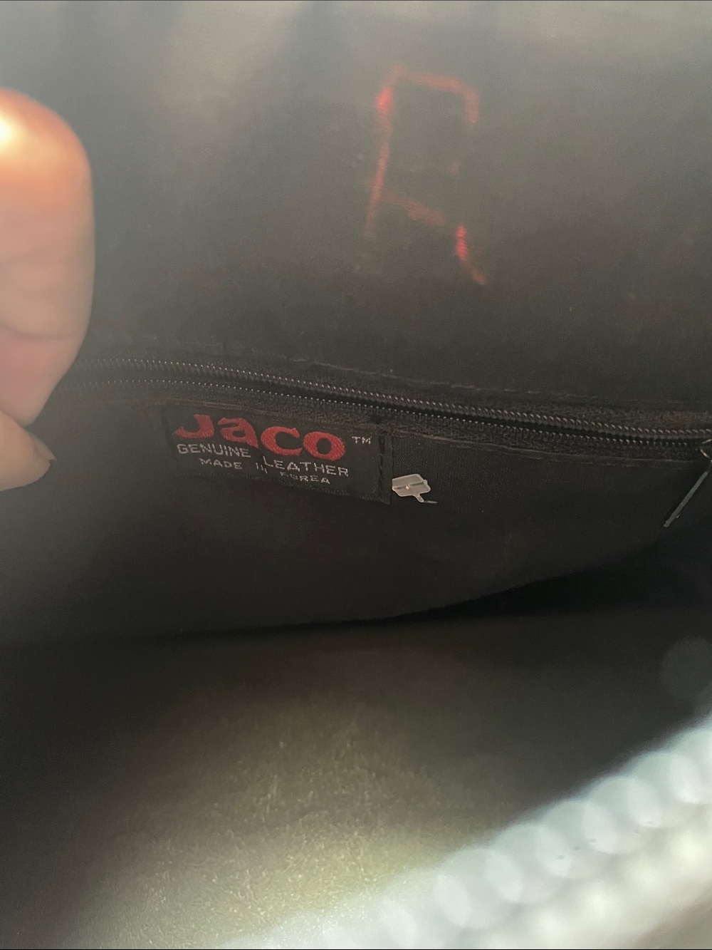 VTG JACO CROC EMBOSSED SATCHEL - Picture 11 of 14